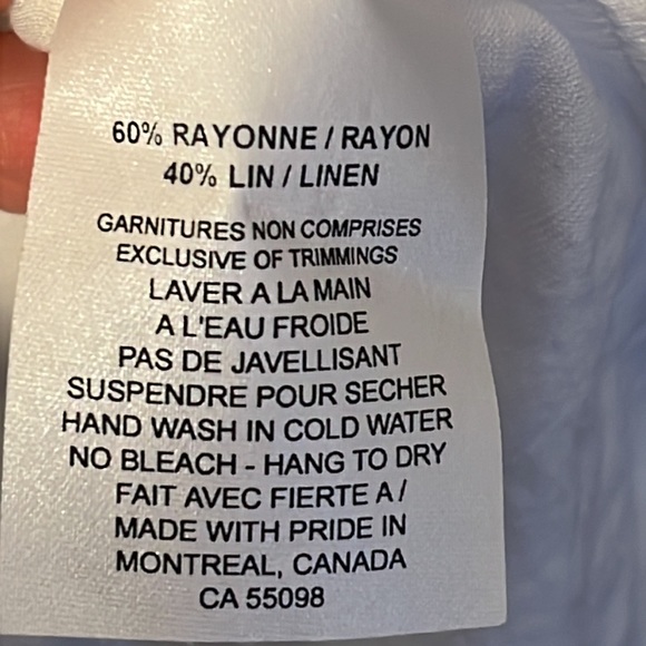 Jennifer Glasgow linen blouse - Picture 3 of 4